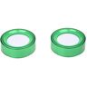 sunree (R) 2 stuks groene kunststof 7 cm diameter vinger natte spons voor geld kassagier