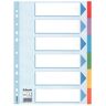 Esselte 100192 Blank Tab Index Cardboard Multicolour Tab Index Tab Indexes (Blank Tab Index, Cardboard, Multicolour, A4, 160 g/m², 2, 4, 6)