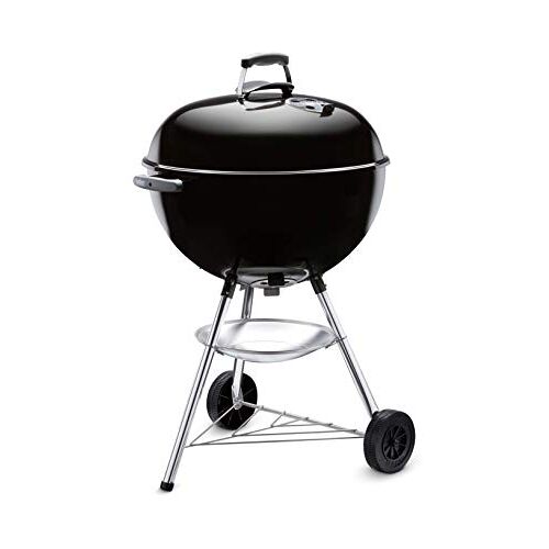 Weber Bar-B-Kettle Houtskoolbarbecue, 57 Centimeter   Barbecue Met Deksel   Drievoet Met Standaard En Wielen   Vrijstaande Outdoor Oven & Kookplaat Zwart (1231004) (1331004)