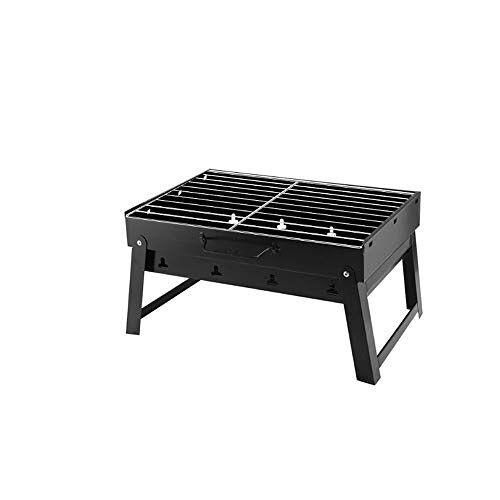 QIByING BBQ Grill Outdoor BBQ Portable Folding Oven Barbecue Grill Camping Stove Barbecue Grill Outdoor Camping Grills charcoal grill