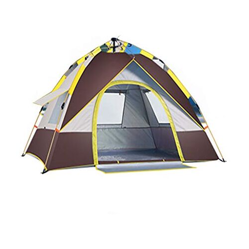 Generic Automatische Tent Buiten Kamperen Verdikking Regenbui 2-3-4 Dubbel Wild Kamperen Draagbare Snelheid Open Tent Regendicht Kamperen Kamperen Thuis Waterdicht Instant Tenten Voor Kamperen