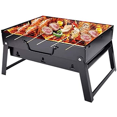 HCSUHUEW Grill Outdoor Vrijstaande Barbecue Grills Draagbare Vouwen Houtskool Grill Mini barbecue Grills