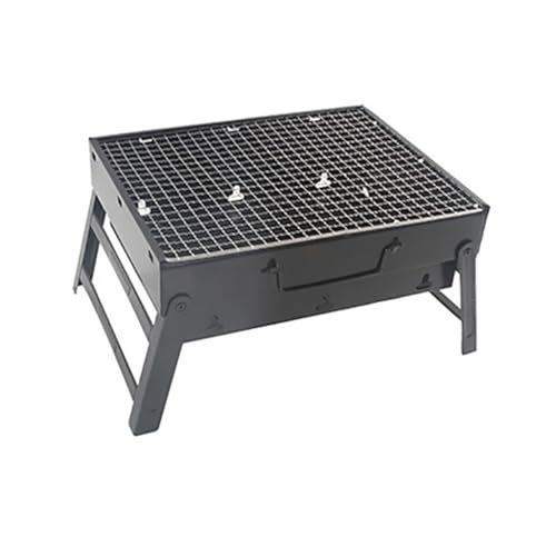 WHDEOY Zwart Stalen Barbecuekachel Barbecueframe Buiten Barbecuefornuis Huishouden Houtskool Barbecue/D/35 * 27Cm