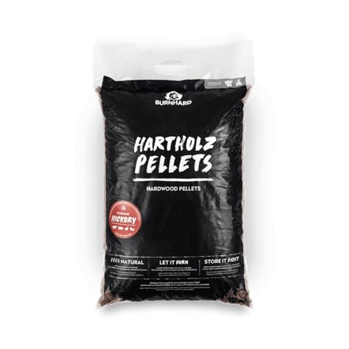 BURNHARD Houtpellets 10 kg, Barbecue Pellets Hickory