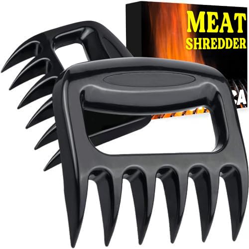 SURDOCA Kip Shredder Vleesversnipperaar, Solid Back Kip Shredder Tool, Hittebestendigheid Vlees Vork Pulled Varkensklauwen, BBQ Accessoires, Gadgets voor mannen, Koken Gifts, Rokers Gifts, BBQ Geschenken voor Mannen