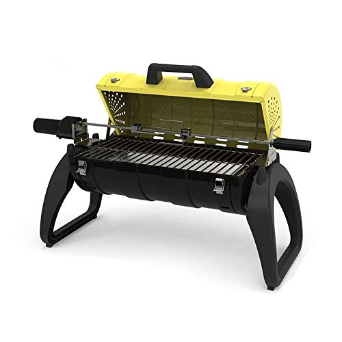 TEmkin Houtskoolgrill Barbecue Draagbare BBQ Roestvrij staal Opvouwbare BBQ Grill Campinggrill Tafelgrill voor draagbare camping Koken Kleine grill