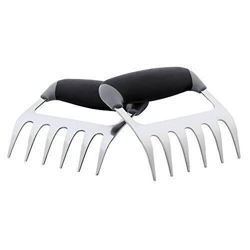 BBQ-Toro Roestvrij stalen vleesklauwen Grizzly (2 stuks)   Bear Meat Claws voor pulled Pork   vleesvork, berenklauw, BBQ klauwen, grillklauwen en vorken