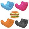 NTCL 4 Pcs Siliconen Hamburger Burger Vaste Doos Hamburger Bbq Antiaanbaklaag Hamburgervorm Siliconen Hygiënische Hamburgerdoos Broodjes Hamburger Houder Hamburg-Doos Herbruikbaar Broodhouder