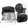 BBQ-Toro 6-delige Dutch Oven Set met Dutch Oven Grill "Doking", Dutch Oven, dekselhever, onderzetter, grill-opbergtas, draagtas voor Dutch Oven   3-in-1 vouwgrill voor 9 QT Dutch Oven Oven