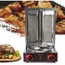 CHFUNE Dönergrill voor gas, kebap grill, gyros-grill, döner, gasgrill, verticaal broilmachine, 3000 W, LPG, spinning doner kebab