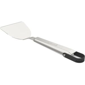 Barbecook Premium RVS Plancha Spatel - Spatel, 33cm, Siliconen Ophanghaak Barbecook Premium RVS Plancha Spatel - Spatel, 33cm, Siliconen Ophanghaak