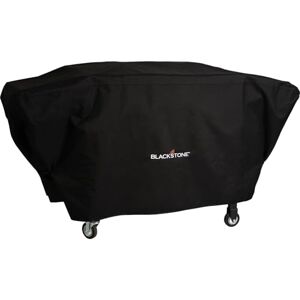 Blackstone Waterbestendig, weerbestendig, zware 600D polyester vlakke top gasgrillhoes, zwart Blackstone Waterbestendig, weerbestendig, zware 600D polyester vlakke top gasgrillhoes, zwart
