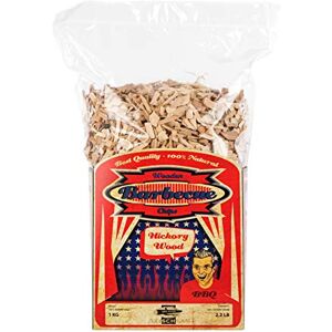Axtschlag Hickory Rookchips, 1000 gram zuivere rookchips voor bijzondere rook- en smaakervaringen, voor alle barbecues en rookoven Axtschlag Hickory Rookchips, 1000 gram zuivere rookchips voor bijzondere rook- en smaakervaringen, voor alle barbecues en rookoven