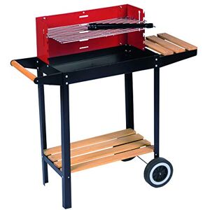 BBQ Collection Barbecue Houtskool Houtskoolbarbecue met Wielen Barbeque Verstelbaar Rooster en Windscherm Barbecue met Zijtafel Zwart BBQ Collection Barbecue Houtskool Houtskoolbarbecue met Wielen Barbeque Verstelbaar Rooster en Windscherm Barbecue met Zijtafel Zwart
