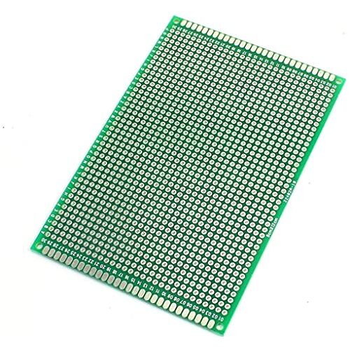 Fasizi 2 STKS (8 x 12 cm) PCB Board Universele Dubbelzijdige Prototyping Breadboard Panel Printplaat voor DIY Solderen