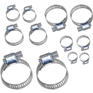 BOUTTE Boutté KIT 12CS slangklemmen, staal, breedte 8 mm, goudkleurig, 12 stuks BOUTTE Boutté KIT 12CS slangklemmen, staal, breedte 8 mm, goudkleurig, 12 stuks