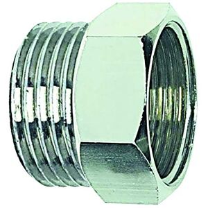 BOUTTE Boutté 2166860 dubbele nippel, messing, buitenkant op binnendraad, 20 x 27, chroom BOUTTE Boutté 2166860 dubbele nippel, messing, buitenkant op binnendraad, 20 x 27, chroom
