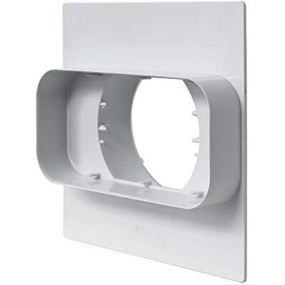 La Ventilazione PM157100B - Muurdoorvoer voor rechthoekige leiding - 150x70mm - Wit - Ventilatie La Ventilazione PM157100B - Muurdoorvoer voor rechthoekige leiding - 150x70mm - Wit - Ventilatie