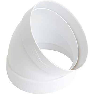 La Ventilazione De ventilatie ccr10045b curve 45 °F van ABS voor ventilatie gekanaliseerd, diameter 100 mm. La Ventilazione De ventilatie ccr10045b curve 45 °F van ABS voor ventilatie gekanaliseerd, diameter 100 mm.