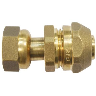 BOUTTE Boutté 3181640 PRF1615ET verbindingsstuk voor VPE-slangen, vrouwelijk, messing, 15 x 21, diameter 16 BOUTTE Boutté 3181640 PRF1615ET verbindingsstuk voor VPE-slangen, vrouwelijk, messing, 15 x 21, diameter 16