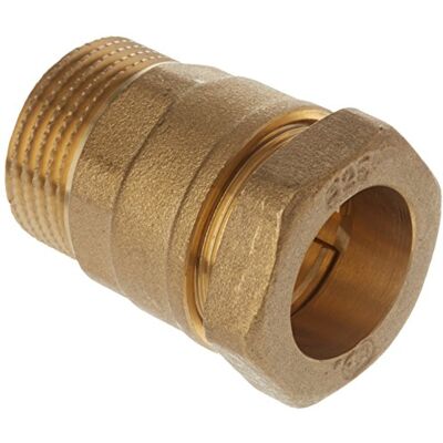 BOUTTE Boutt 2178450 SEM2526 sanitair montage messing voor mannelijke polyethyleen buis 26 x 34 Diameter 25 BOUTTE Boutt 2178450 SEM2526 sanitair montage messing voor mannelijke polyethyleen buis 26 x 34 Diameter 25