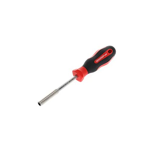 GEDORE Red schroevendraaier bithouder magnetisch 1/4 inch 6,3 mm 6-kant, schroevendraaier, 2-componenten handvat, 210 mm, R38950000