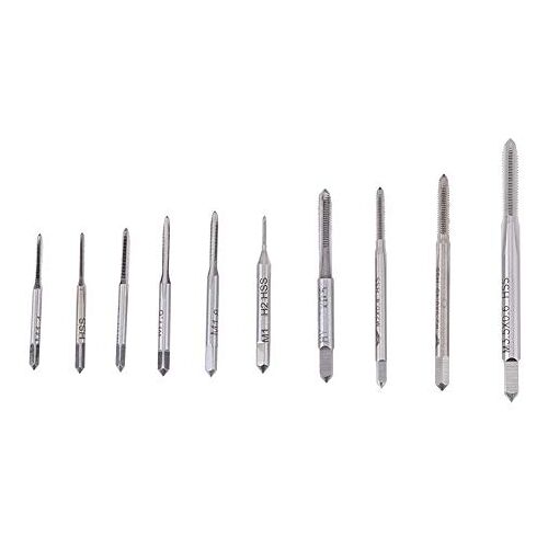 Samfox Micro Taps Set, 10 stks Mini M1 naar M3.5 Machine Hand Tap Draad Tapping Thread Frezen Taps