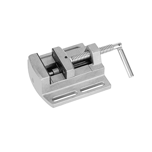 Xptieeck 1 Stuks Aluminiumlegering Kleine Bankschroef 2.5 Inch Platte Bankschroef Vise Platte Tang Platte Tang