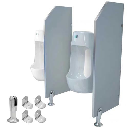 ZT6F 2 stuks urinoir scheidingswand, urinoir scheidingswand, toiletbescherming, scheidingswand, scheidingswand, voor scholen/kleuterscholen/winkelcentra/openbare plaatsen