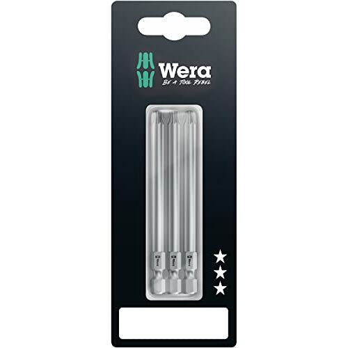 Wera 05073473001 TORX® Bits, 867/4 Z SB Bits, TX 25 x 89 mm, 3-delig