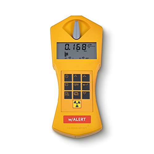 GAMMA-SCOUT Alert   geigerteller voor radioactiviteit met akoestische ticker en alarm, gebruik als personendosimeter incl. USB-interface & evaluatiesoftware