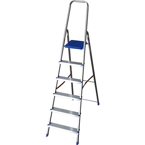 F.A.C.A.L. Ladder, blauw, 6 treden K100-6