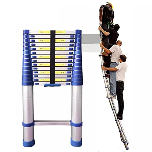 FFYUTING Telescopische ladders multifunctionele uitschuifbare ladder telescopische ladder telescopische ladder voor 8 m/7 m/6,2 m/5 m/4 m/3,8 m/2,6 m daktent, aluminium verlengbare telescopische ladders voor