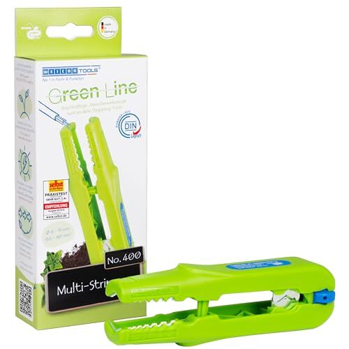 WEICON TOOLS Multi-Stripper No. 400 Green Line   duurzame grondstoffen   strippen van 0,5-6,0 mm² & strippen van 8-13 mm Ø