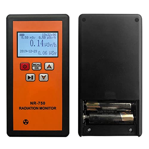 Nikou Nucleaire Straling Detector Handheld met Lcd-scherm Radioactieve Tester Geigerteller Huishouden NR-750/NR-850/NR-950(Oranje)