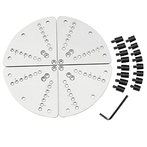 Fuzzbat 8 Inch Draaibank Chuck Jaw Set Kit voor Draaibank Sleutel Chuck & Scroll Chuck Platte Kaak Set met Buffer Kit voor en Draaibank Chucks