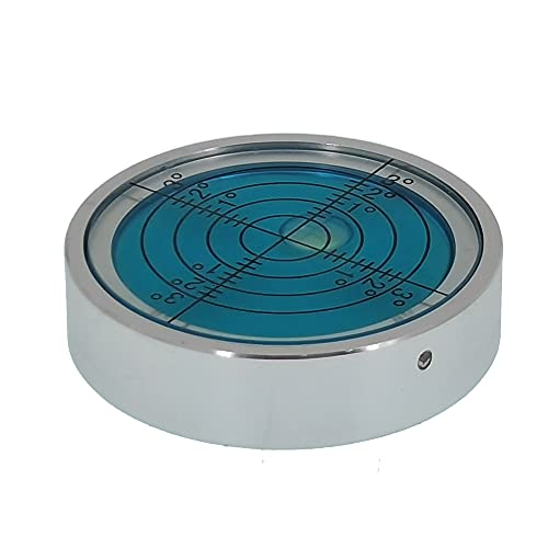 umei Universele Aluminium Niveau Hoge Precisie Horizontale Bubble Cardan Niveau Horizontale Bubble Band Horizontale (40X10mm) (Blauw)