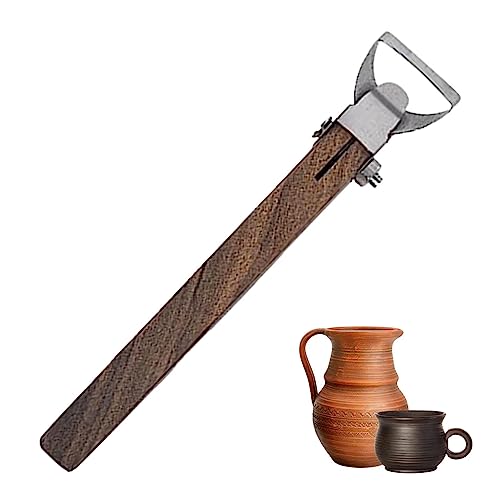 Gomice Sculptuur Schraper Aardewerk Carving Tool, DIY Handgemaakte Clay Sculpture Craft Cup Maker Tools, 5.11 * 0.78 * 0.59inch Clay Sculpture Craft Cup Maker Tools voor aardewerk Clay Sculpture