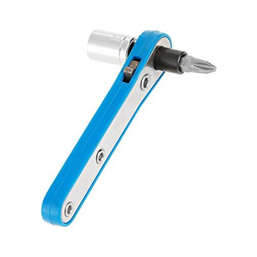 GLOGLOW Blauw Schroevendraaier Set Kit Ratchet Socket Wrench Mouw Schroevendraaier Bit Pocket Schroevendraaier Set