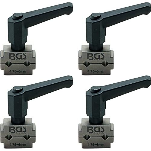 BGS 9533-1   Remleidingsklemmen-set   4,75 mm (3/16")   4-dlg.