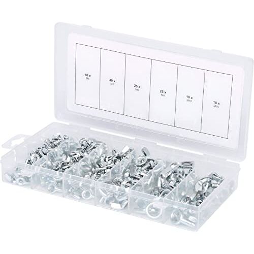 KS TOOLS 970.0470 Assortiment vleugelmoeren, 150-dlg