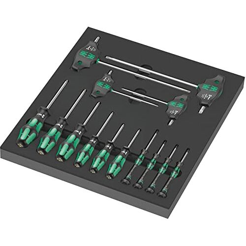 Wera 9712 Depósito de espuma jgo.destorn. TORX HF Set 1