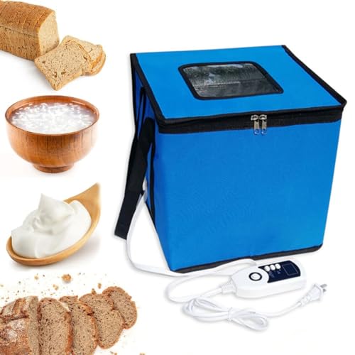 UE-MAOLU Rijskast, deegrijsmachine met temperatuurregeling, veelzijdige rijskast Broodrijskast Gistingskast voor het maken van brood, yoghurt, natto (Color : B, Size : 43 * 43cm)