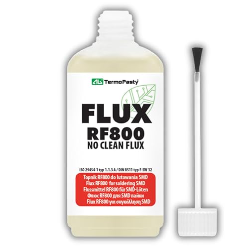 TermoPasty Soldeerflux Vloeibaar oliemiddel 50 ml SMD/RMA, zonder schoonmaken,terugvloeiing, herwerken, reball, RF800