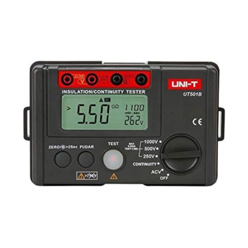 UNI-T MIE0306 isolatieweerstandsmeter UT501B, zwart