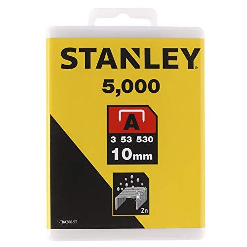 Stanley Nietjes type A (10 mm, klemmen van ronde draad voor elektrische en handnietmachine type A) 5000 stuks, 1-TRA206-5T