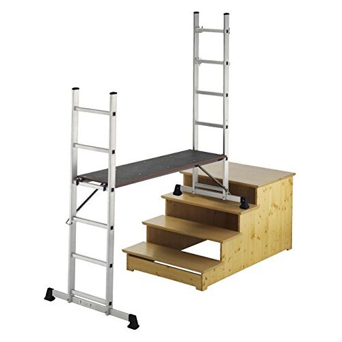 MAXCRAFT Kamersteiger Steiger Ladder Rolsteiger Aluminium Ladder Werksteiger Multifunctionele Steiger zonder Wielen