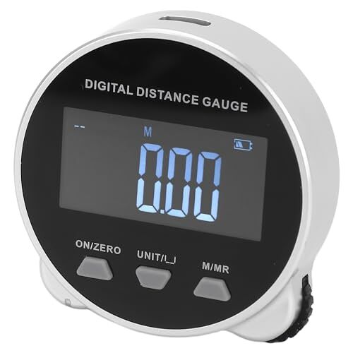 Jectse Digitale Afstandsmeter, LCD-scherm, Oplaadbaar 656,2ft Elektronisch Langeafstandsmeetinstrument, voor Lineaire, Cirkelvormige en Onregelmatige Metingen