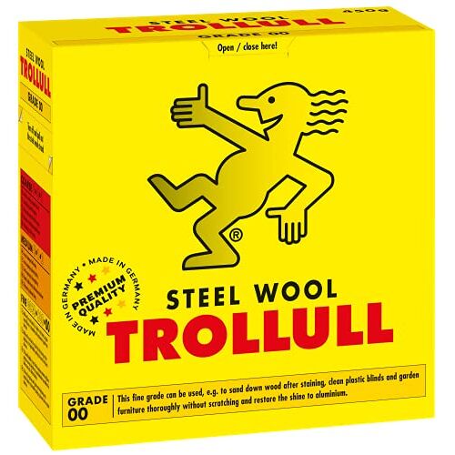 Trollull Premium kwaliteit staalwol fijne kwaliteit 00 450g