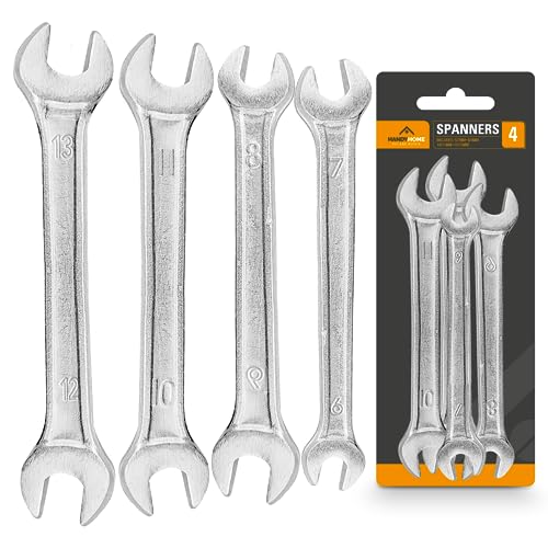 SOL 4 stks Dubbele Ended Metrische Spanner Set 6-18 mm   Inclusief 8 mm, 10 mm, 11 mm, 12 mm 13 mm, 14 mm, 16 mm, 18 mm Spanners   Spanners Sets, Spanner Set